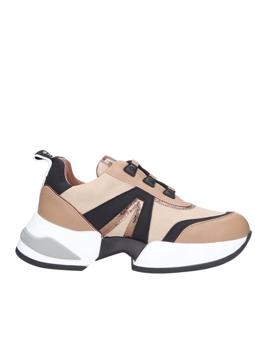 Eco-leather and fabric trainers ALEXANDER SMITH | M1D 59SND MARBLESABBIA-NERO